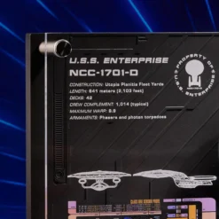 Star Trek Enterprise NCC 1701-D Wandplakette