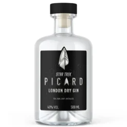 Star Trek Picard Earl Grey Gin mit Sammlerbox und Glas