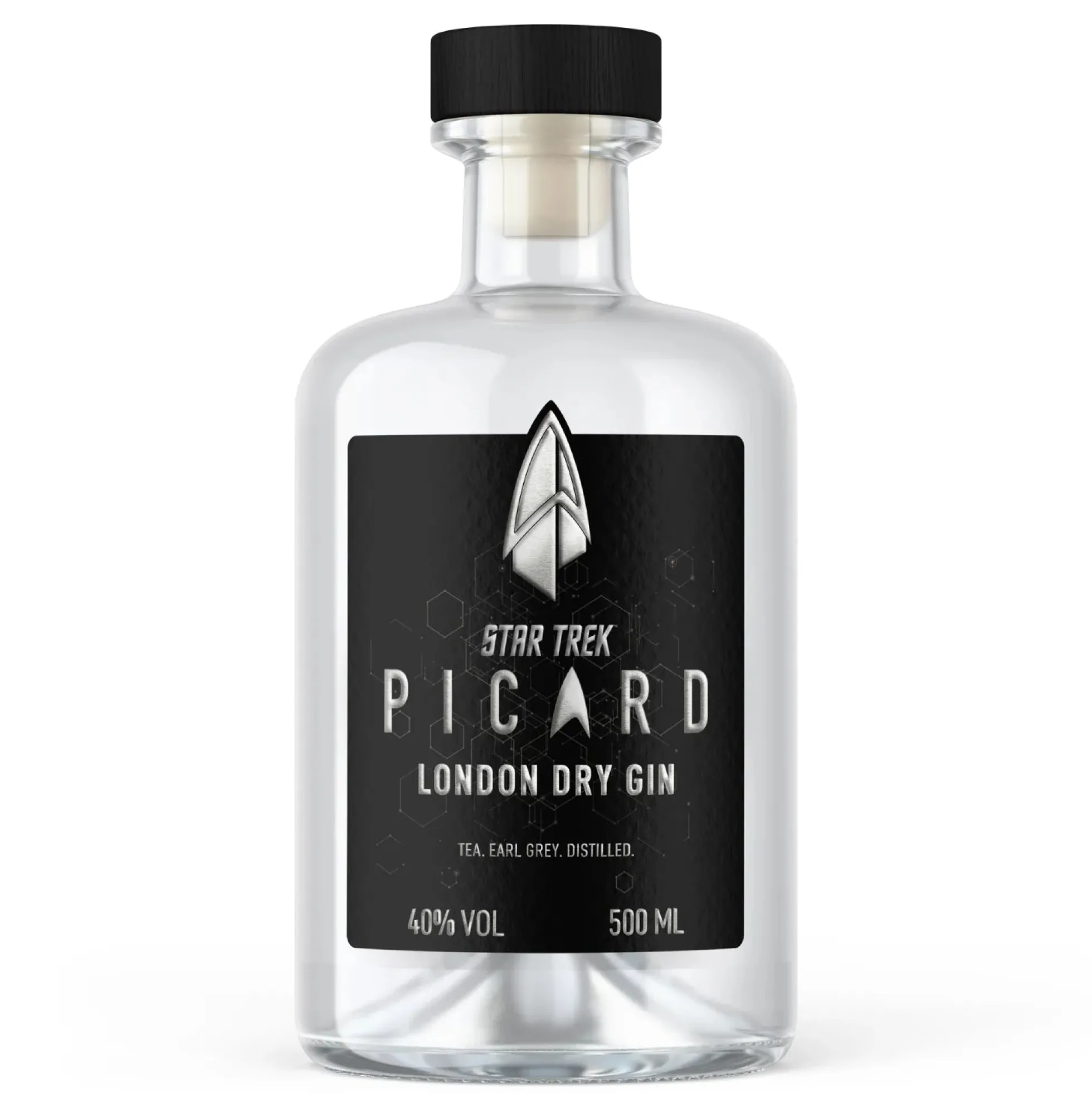 Star Trek Picard Earl Grey Gin mit Sammlerbox und Glas
