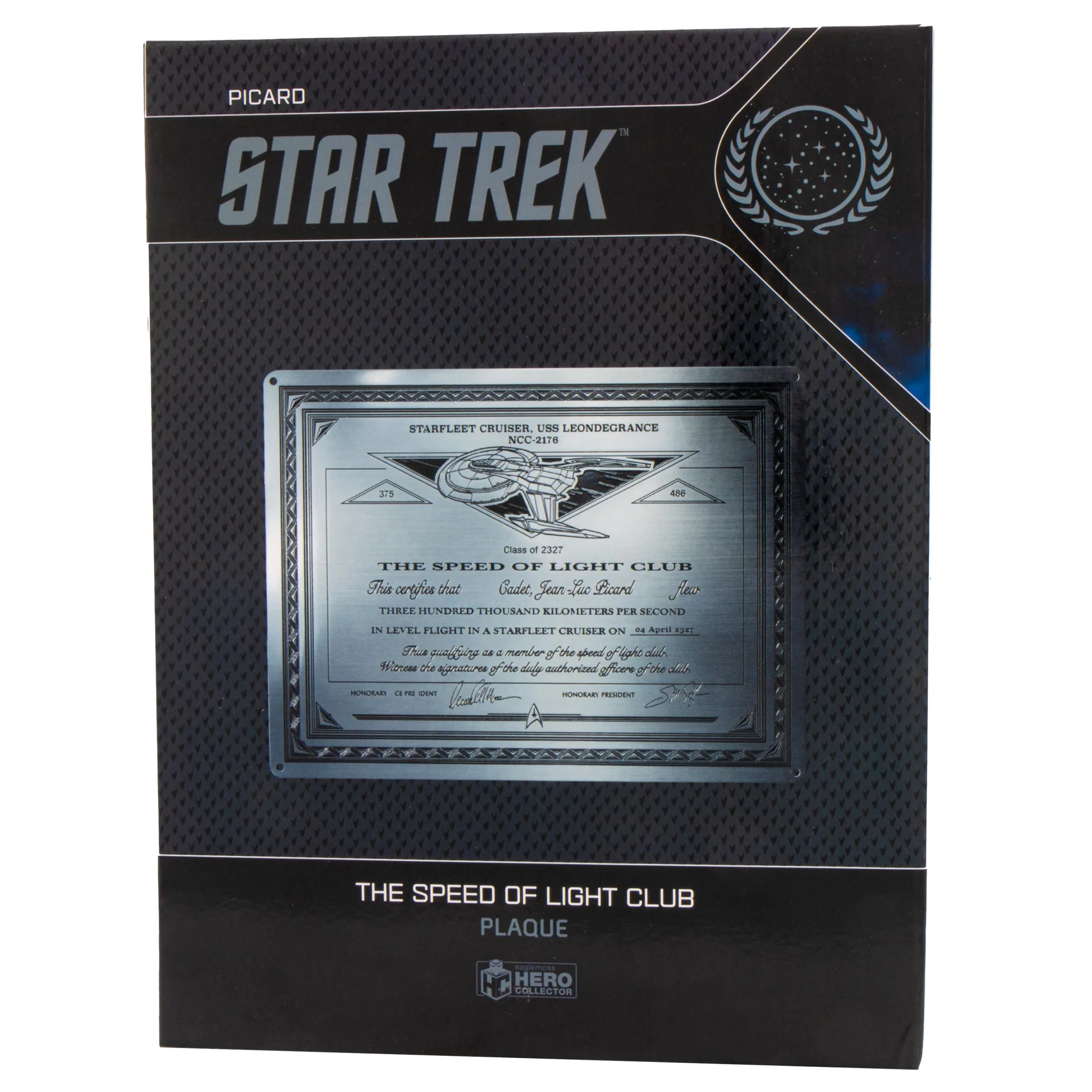 Star Trek Picard Speed of Light Club Plakette
