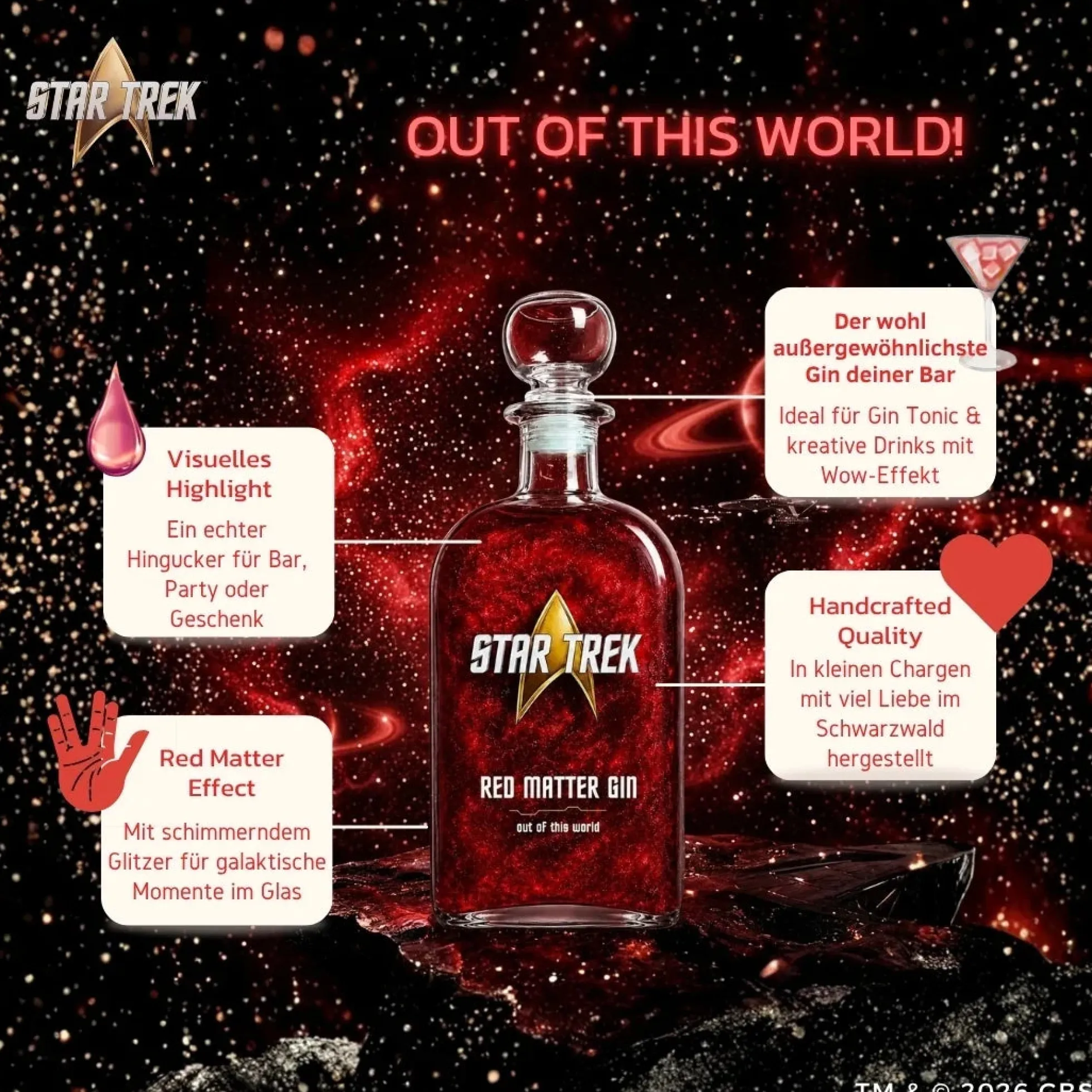 Star Trek Red Matter Gin