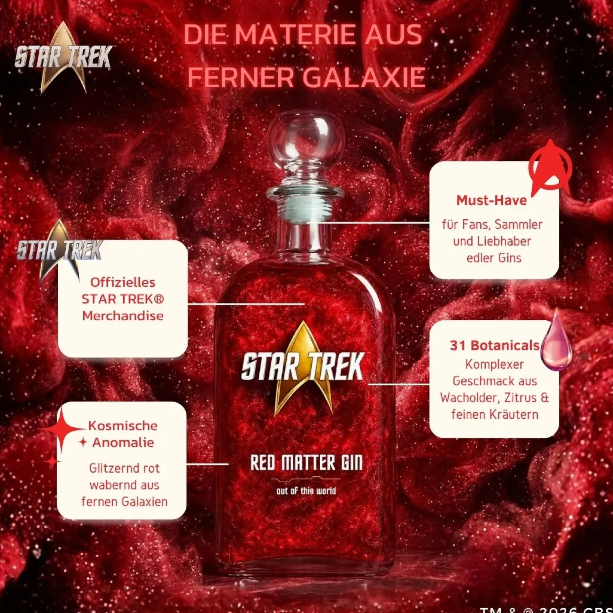 Star Trek Red Matter Gin
