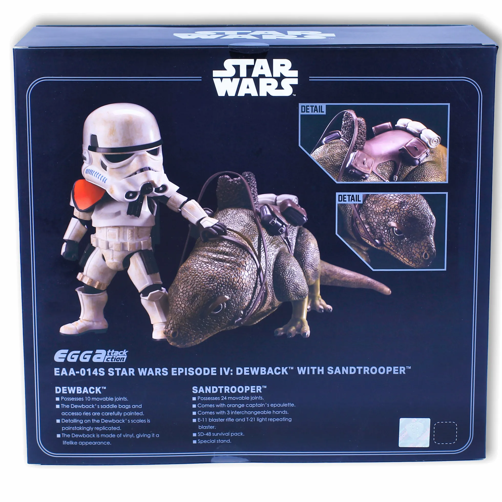 Star Wars Beast Kingdom Sandtrooper & Dewback Sammelfigur