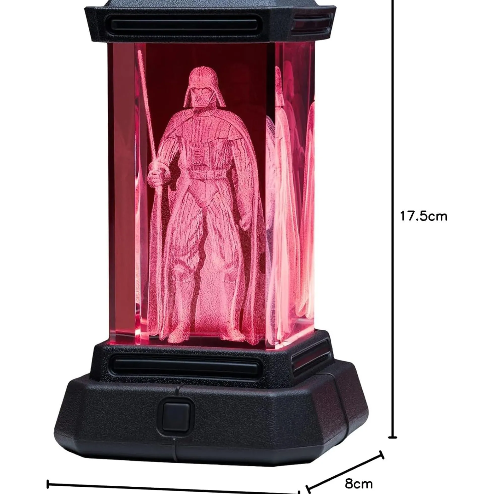 Star Wars Darth Vader 3D Kristall Hologramm Lampe