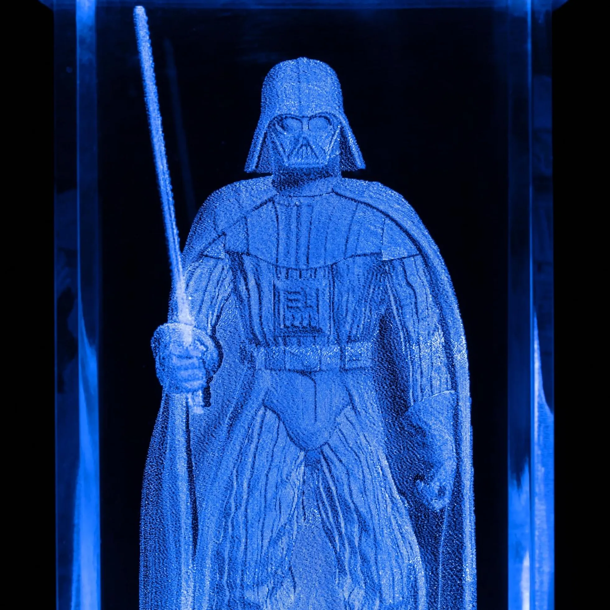 Star Wars Darth Vader 3D Kristall Hologramm Lampe
