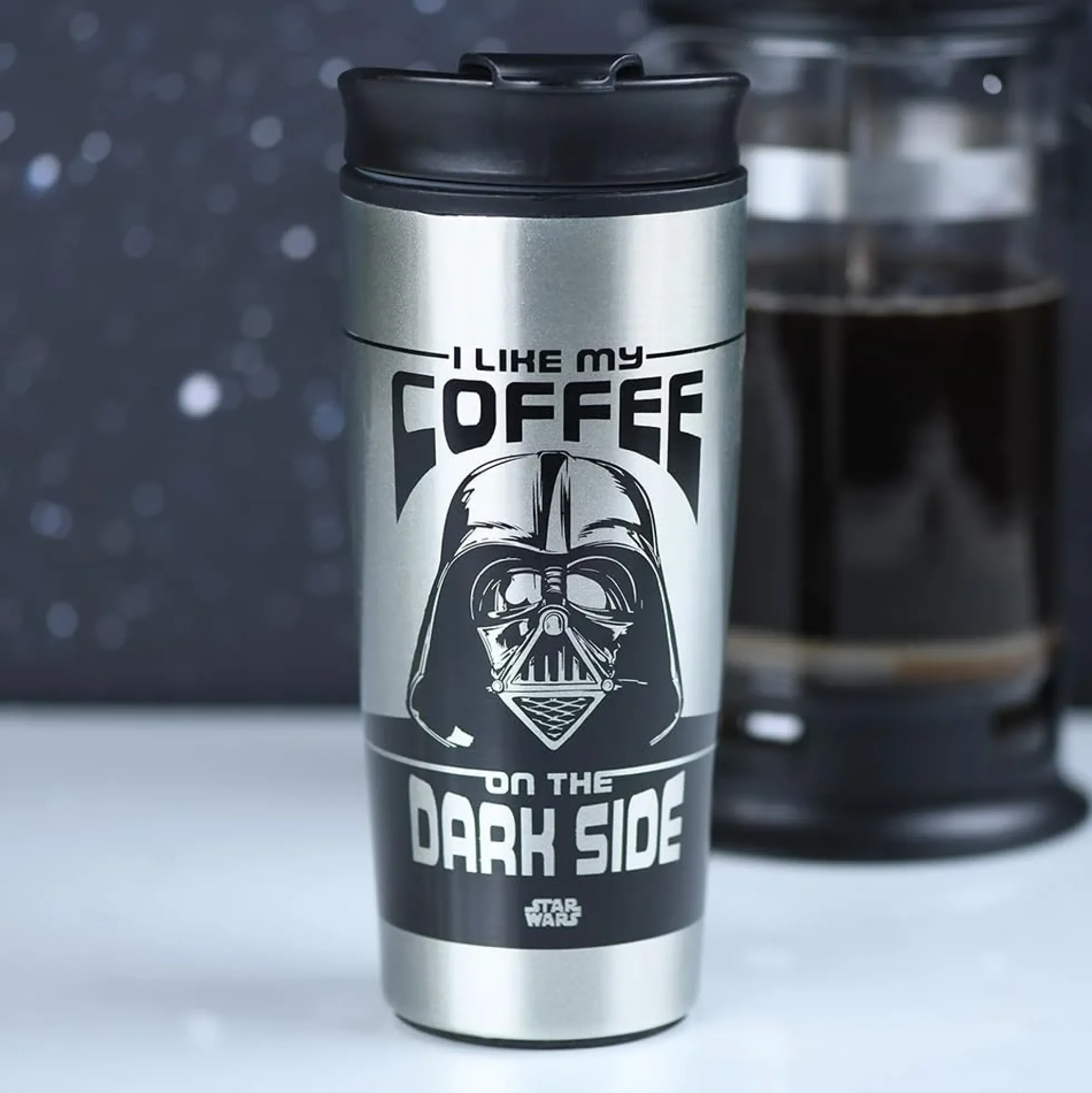 Star Wars Metall-Reisebecher Dark Side Coffee