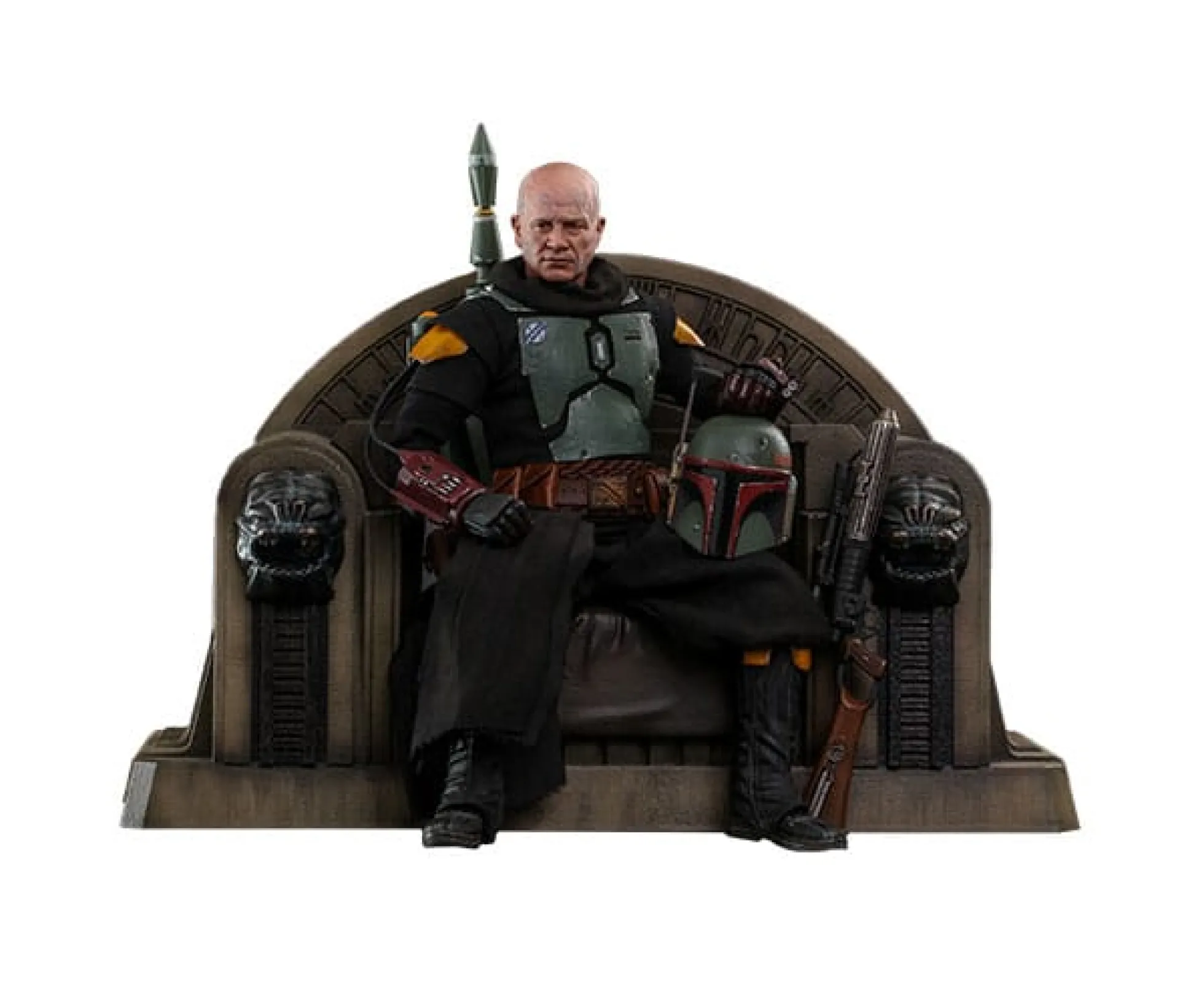 Star Wars The Mandalorian Boba Fett mit Thron Actionfigur 1:6 Special Edition
