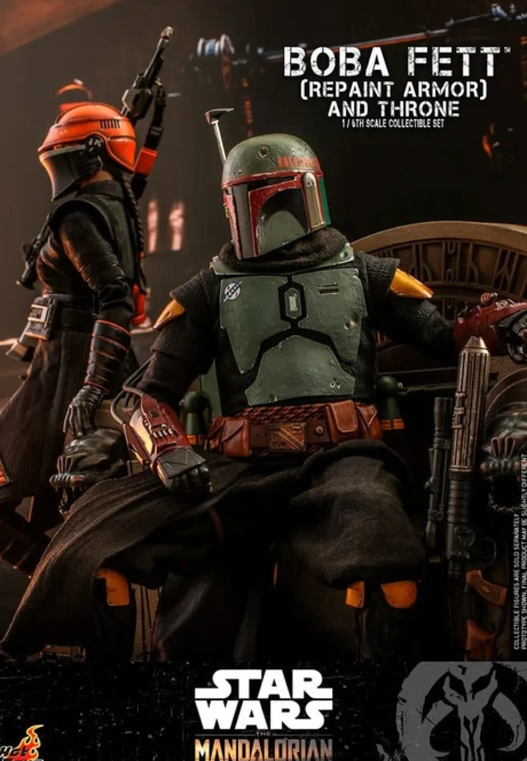 Star Wars The Mandalorian Boba Fett mit Thron Actionfigur 1:6 Special Edition