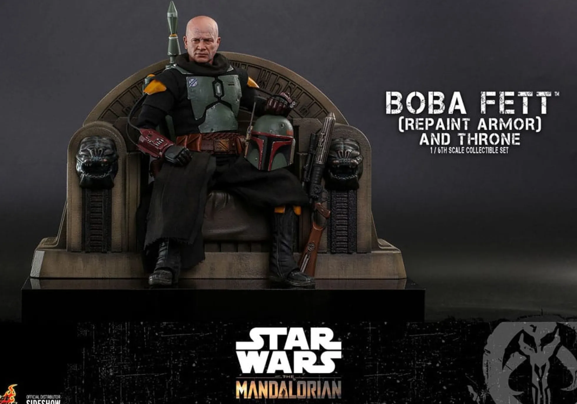 Star Wars The Mandalorian Boba Fett mit Thron Actionfigur 1:6 Special Edition