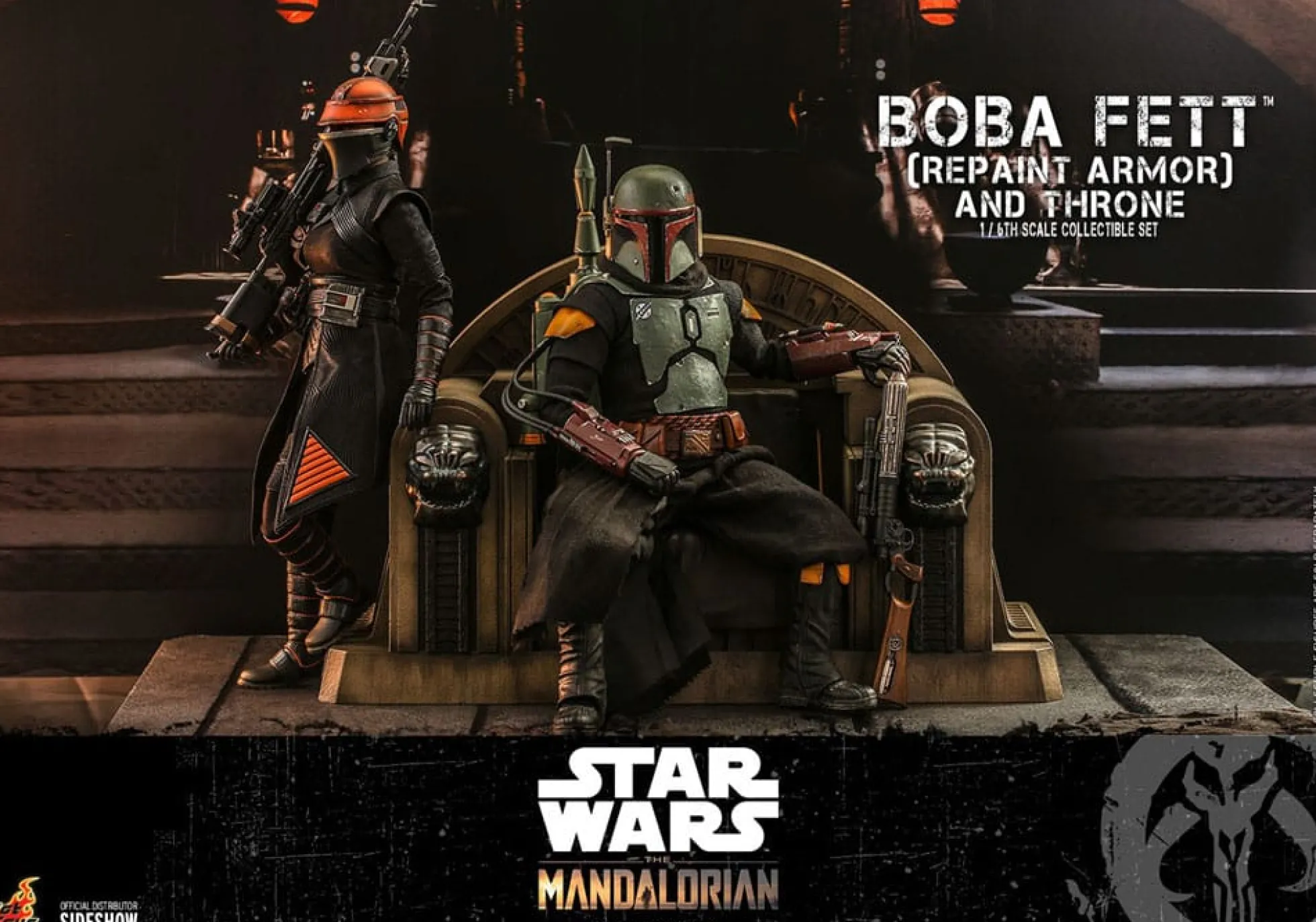 Star Wars The Mandalorian Boba Fett mit Thron Actionfigur 1:6 Special Edition