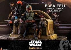 Star Wars The Mandalorian Boba Fett mit Thron Actionfigur 1:6 Special Edition