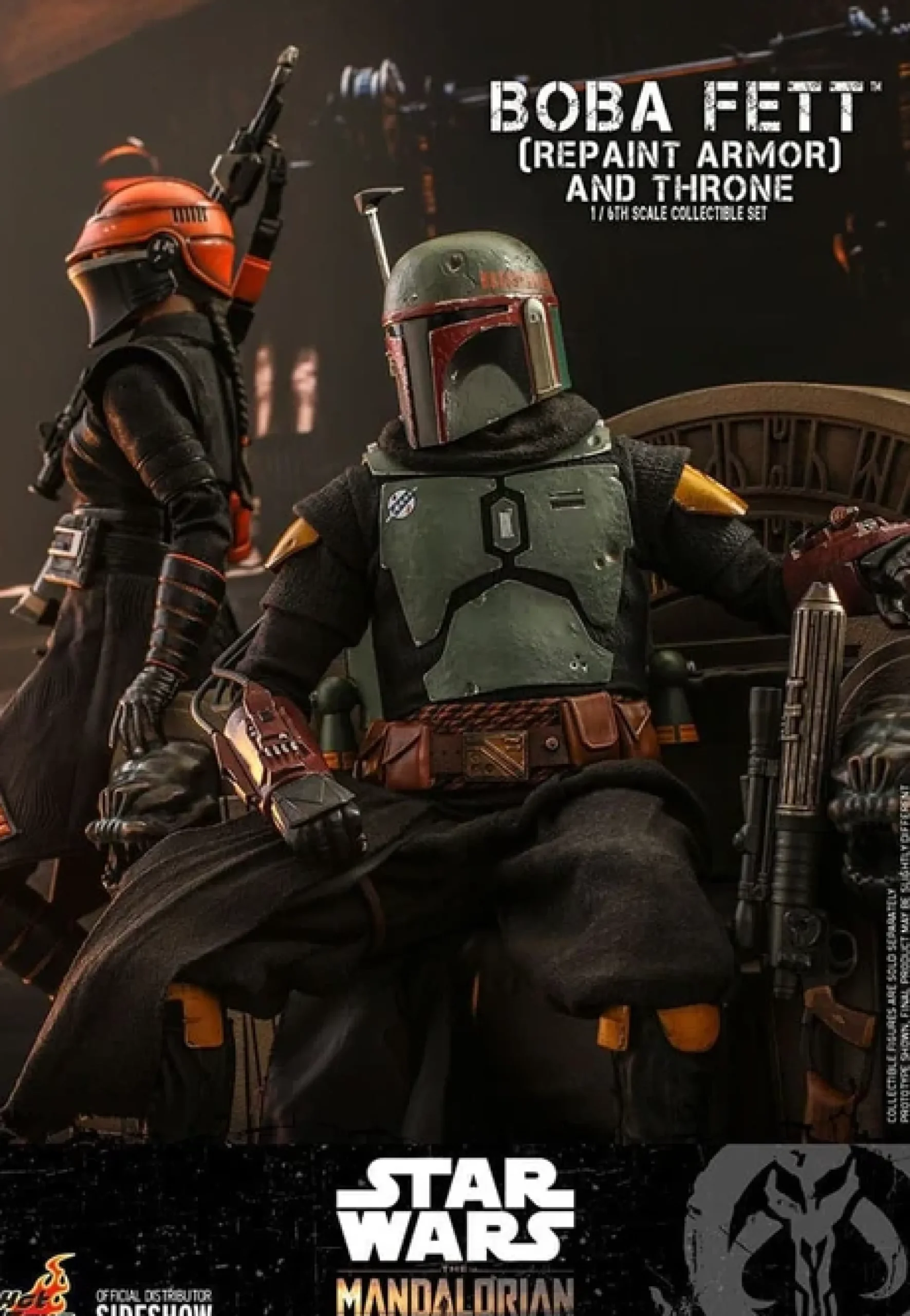 Star Wars The Mandalorian Boba Fett mit Thron Actionfigur 1:6 Special Edition