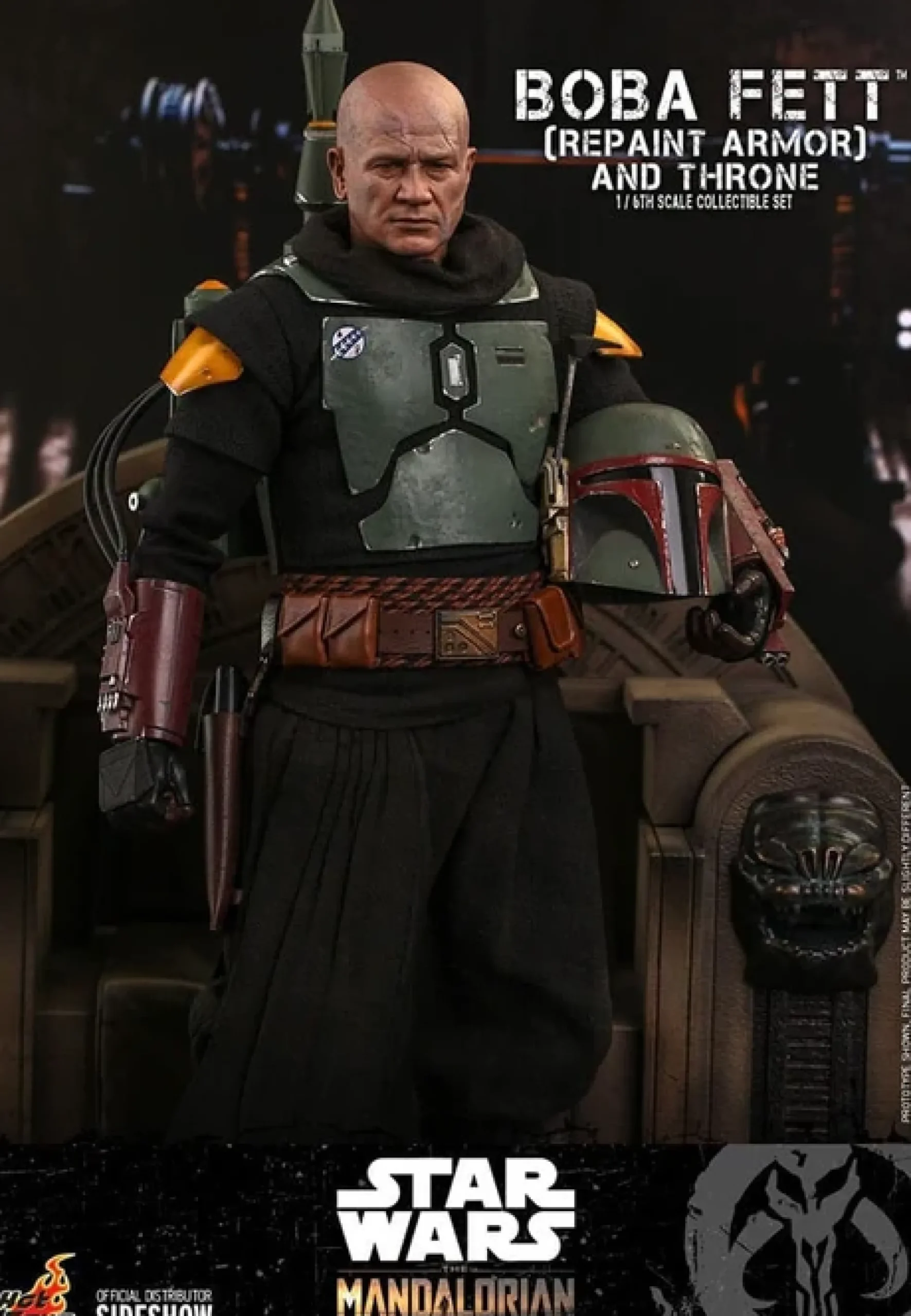Star Wars The Mandalorian Boba Fett mit Thron Actionfigur 1:6 Special Edition