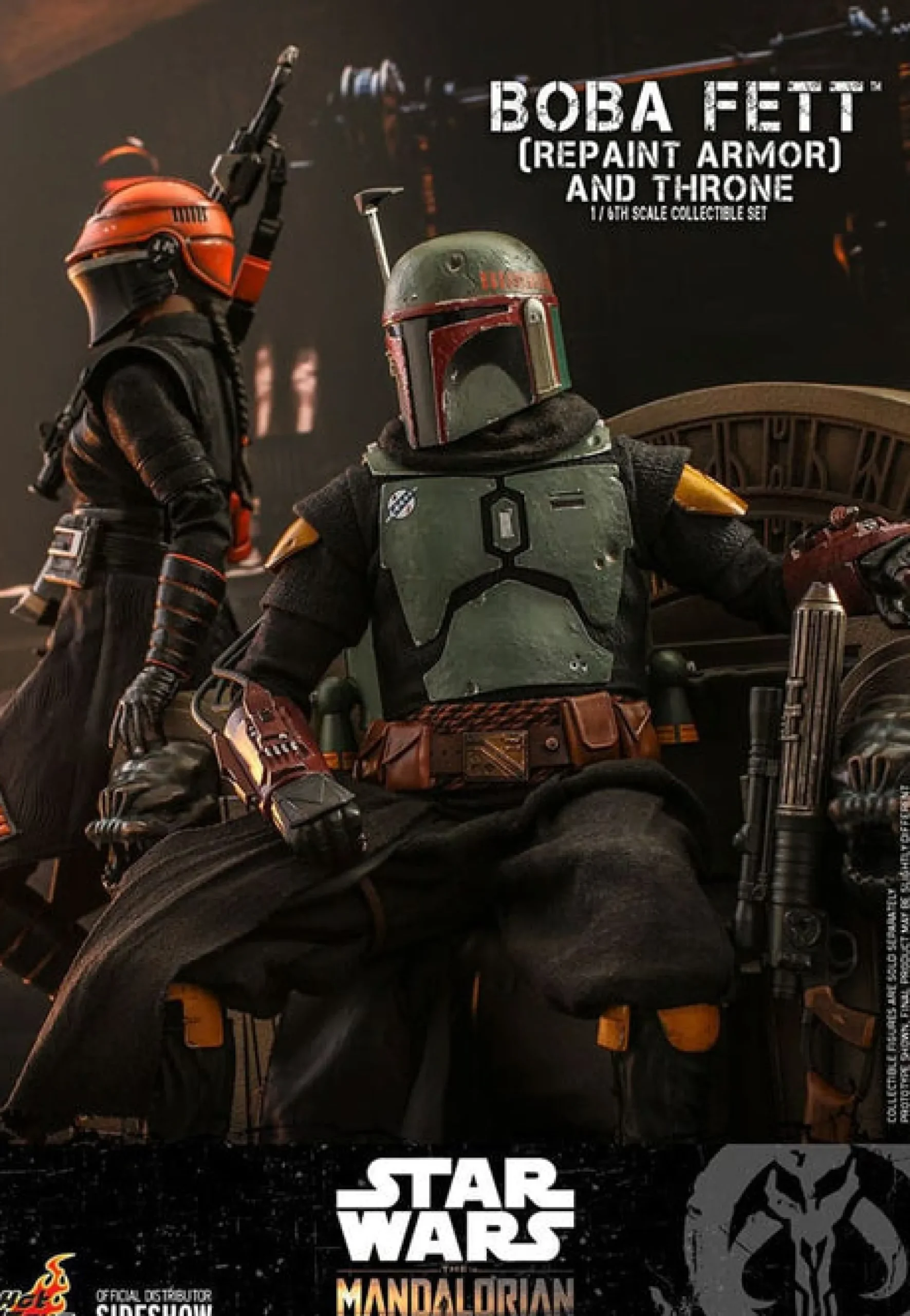 Star Wars The Mandalorian Boba Fett mit Thron Actionfigur 1:6 Special Edition