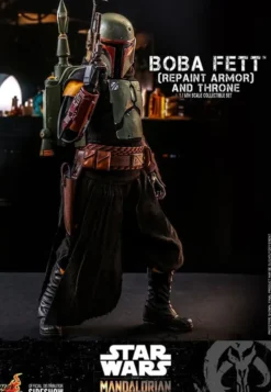 Star Wars The Mandalorian Boba Fett mit Thron Actionfigur 1:6 Special Edition