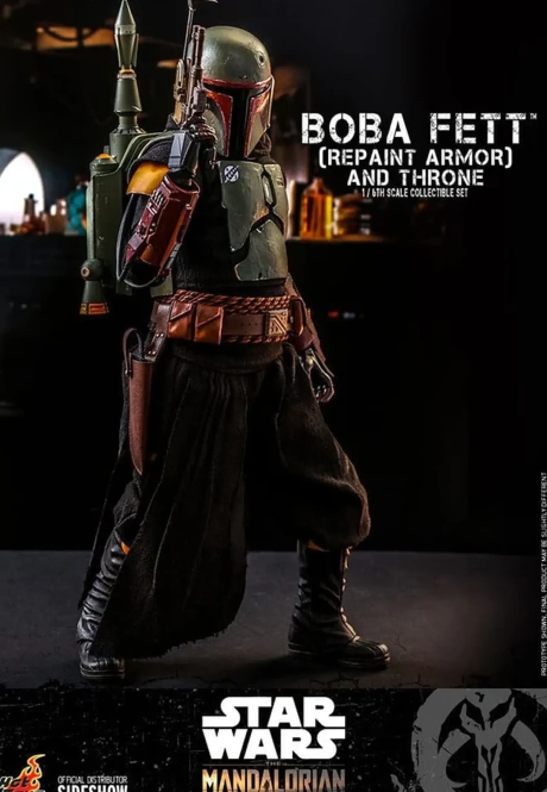 Star Wars The Mandalorian Boba Fett mit Thron Actionfigur 1:6 Special Edition