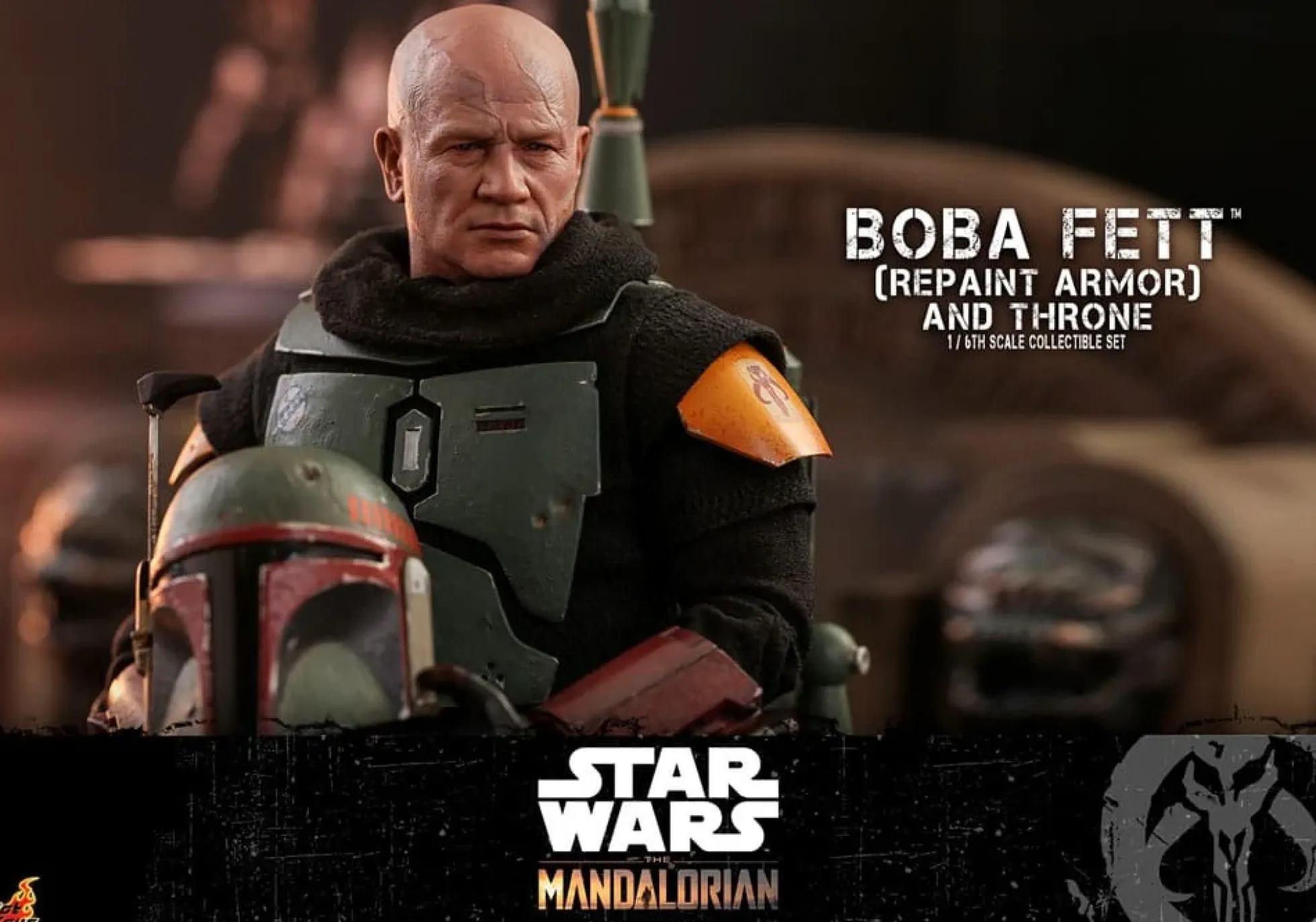 Star Wars The Mandalorian Boba Fett mit Thron Actionfigur 1:6 Special Edition