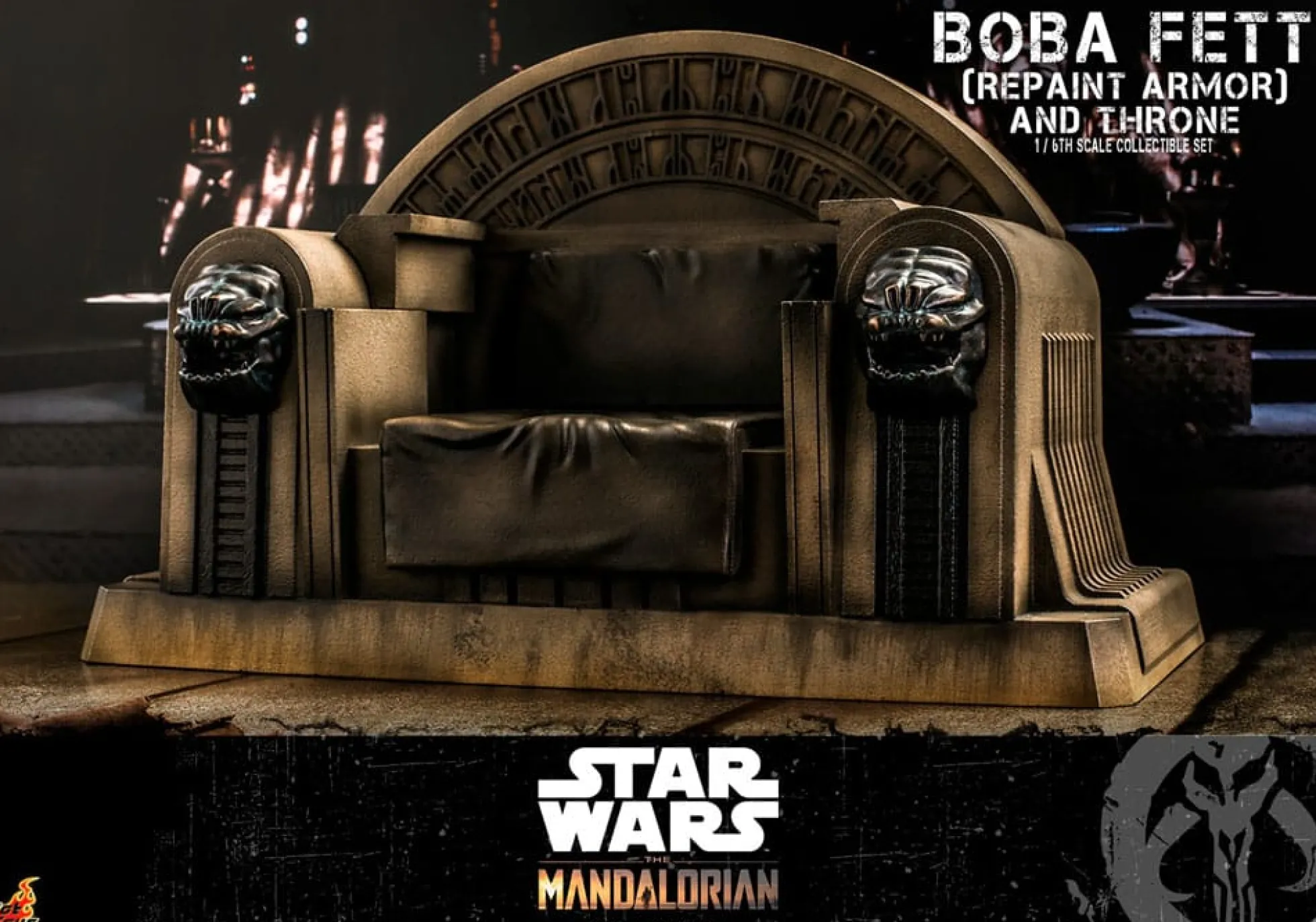 Star Wars The Mandalorian Boba Fett mit Thron Actionfigur 1:6 Special Edition
