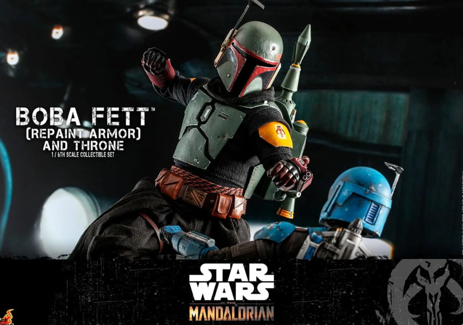 Star Wars The Mandalorian Boba Fett mit Thron Actionfigur 1:6 Special Edition