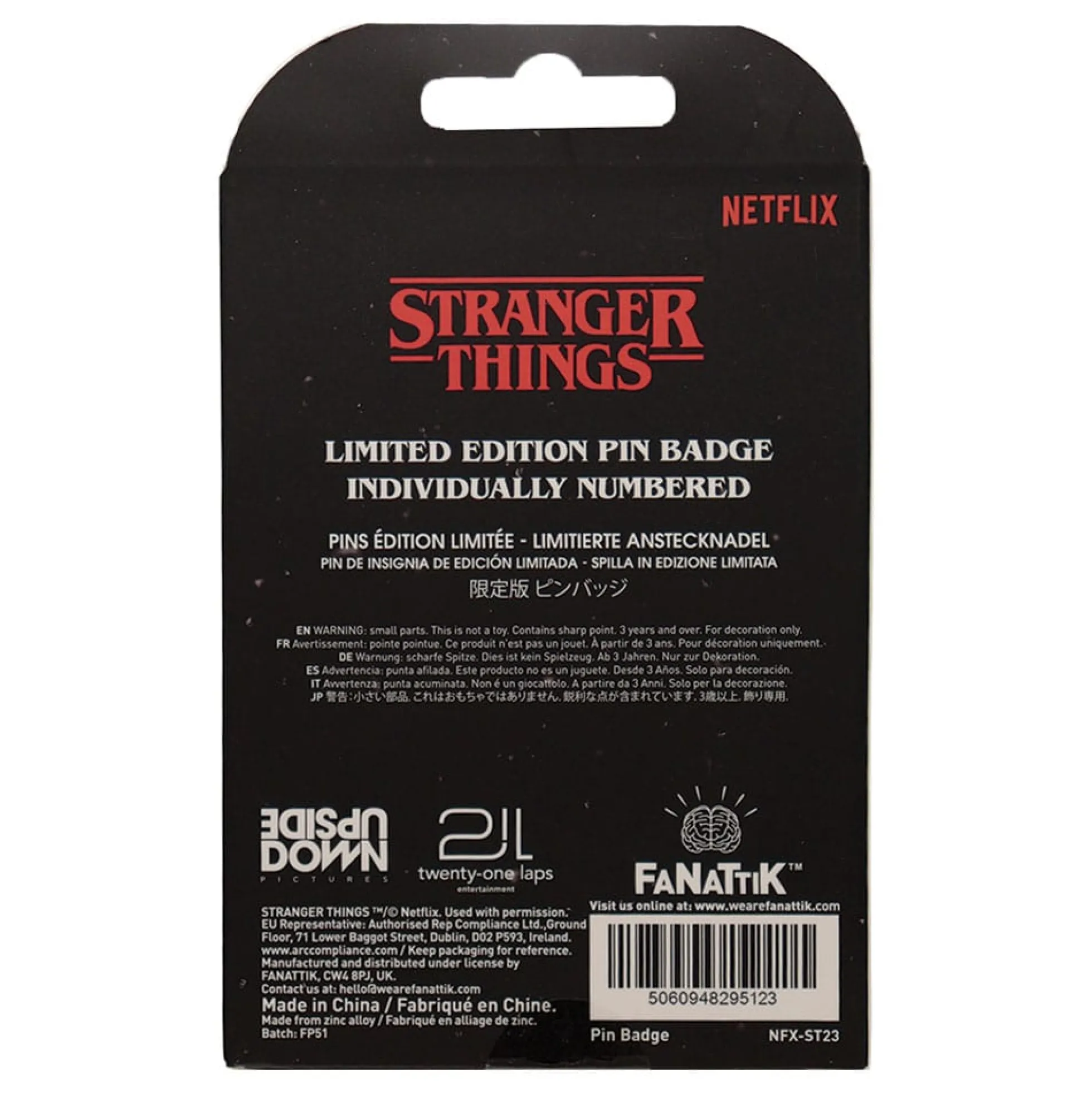 Stranger Things Ansteck-Pins