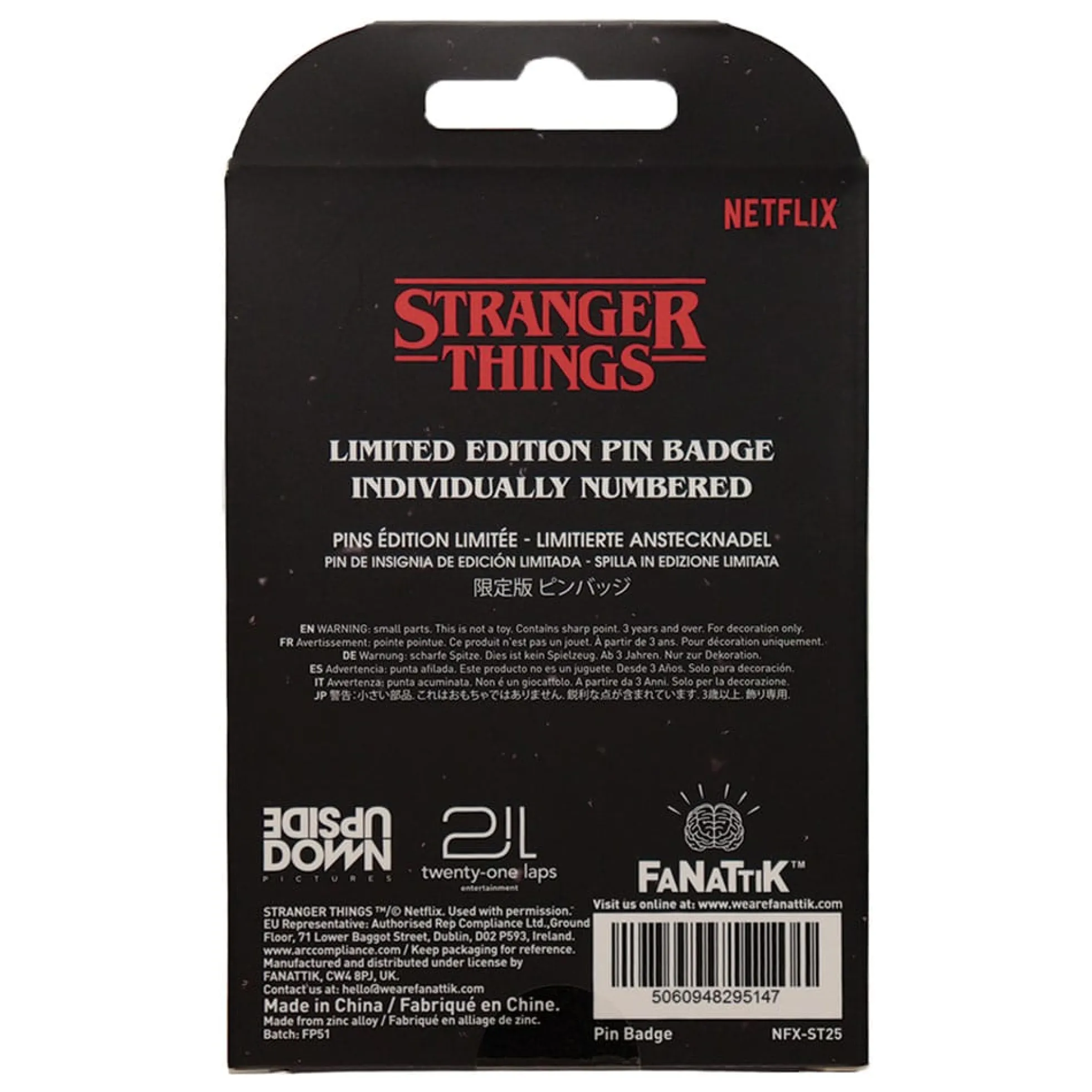 Stranger Things Ansteck-Pins
