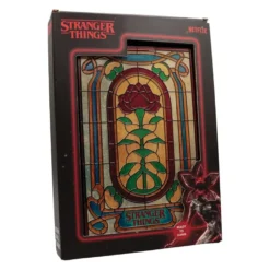 Stranger Things Wandschild Creel House Buntglasfenster