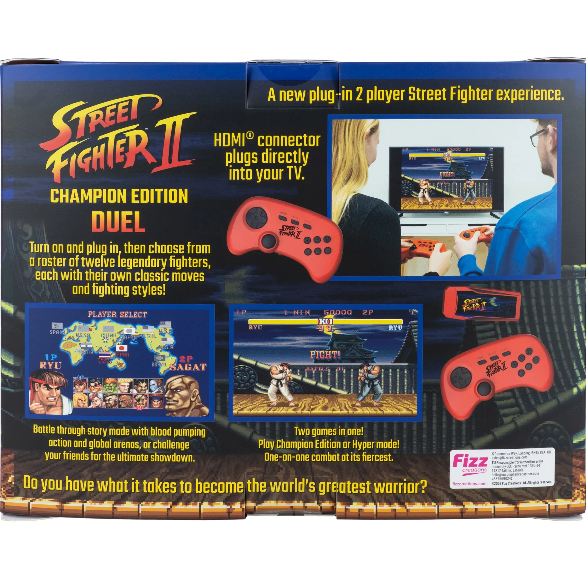Street Fighter II Champion Edition Duel - Multiplayer Plug & Play