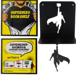 Superhelden-Buchregal