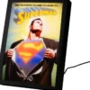 Superman LED Bild mit Rahmen