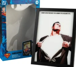 Superman LED Bild mit Rahmen
