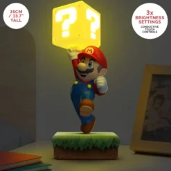 Super Mario Diorama-Leuchte mit Fragezeichen-Block