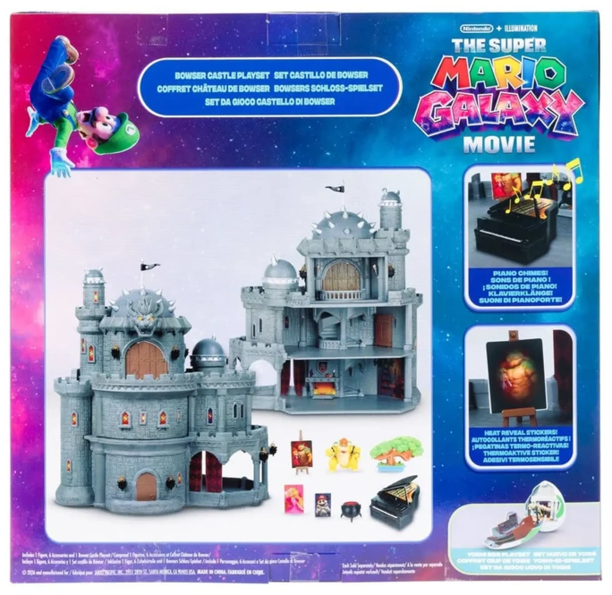 Super Mario Galaxy Film Spielset Bowsers Schloss