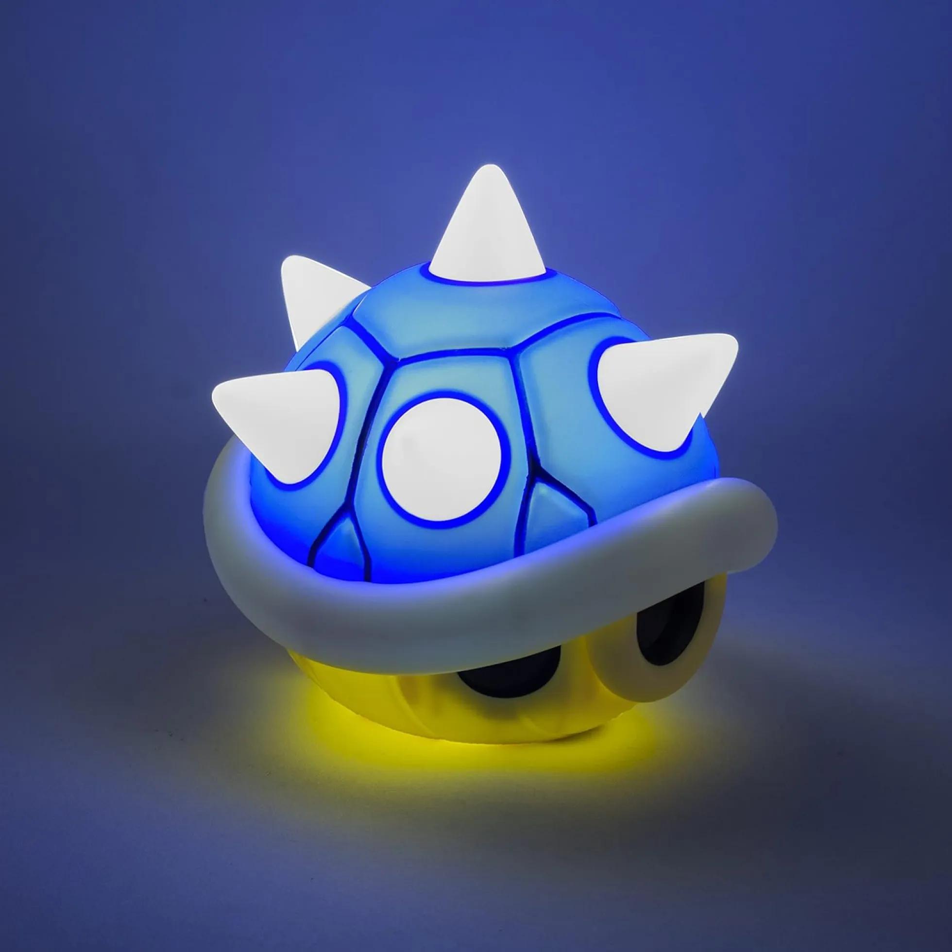 Super Mario Kart Blauer Panzer Lampe mit Originalem Sound