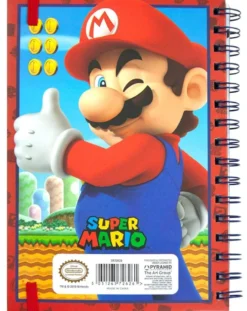 Super Mario Notizbuch mit 3D-Cover