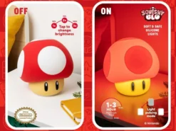 Super Mario Superpilz Silikon-Leuchte