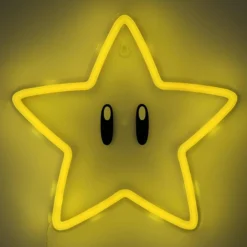 Super Mario Super Stern Neon Wandbeleuchtung