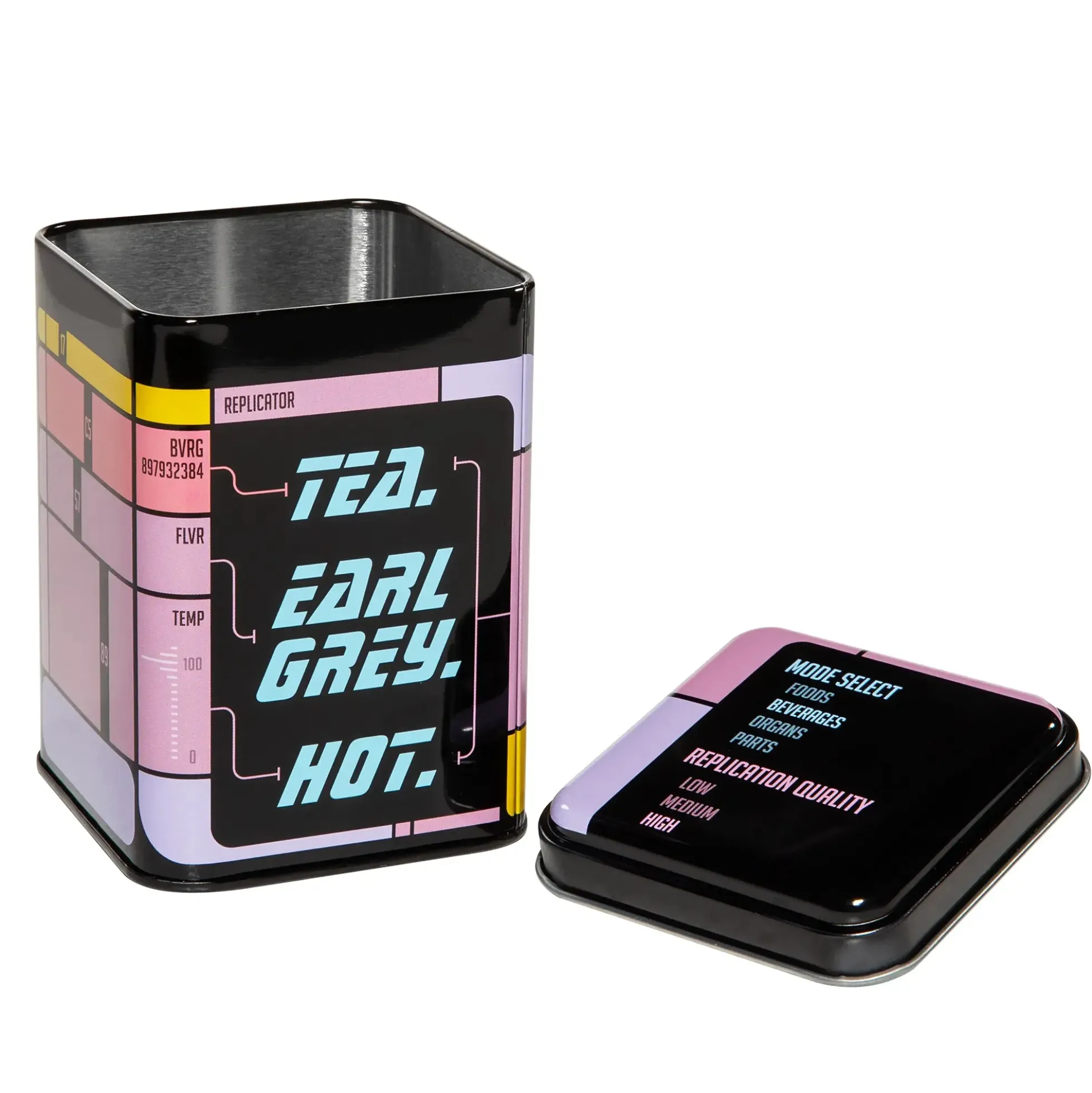 Teedose "Tea. Earl Grey. Hot."