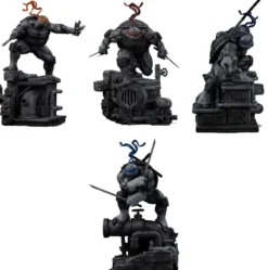 Teenage Mutant Ninja Turtles Art Scale Statue 1/10 Black and White
