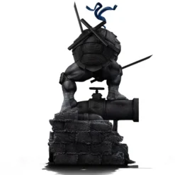 Teenage Mutant Ninja Turtles Art Scale Statue 1/10 Black and White