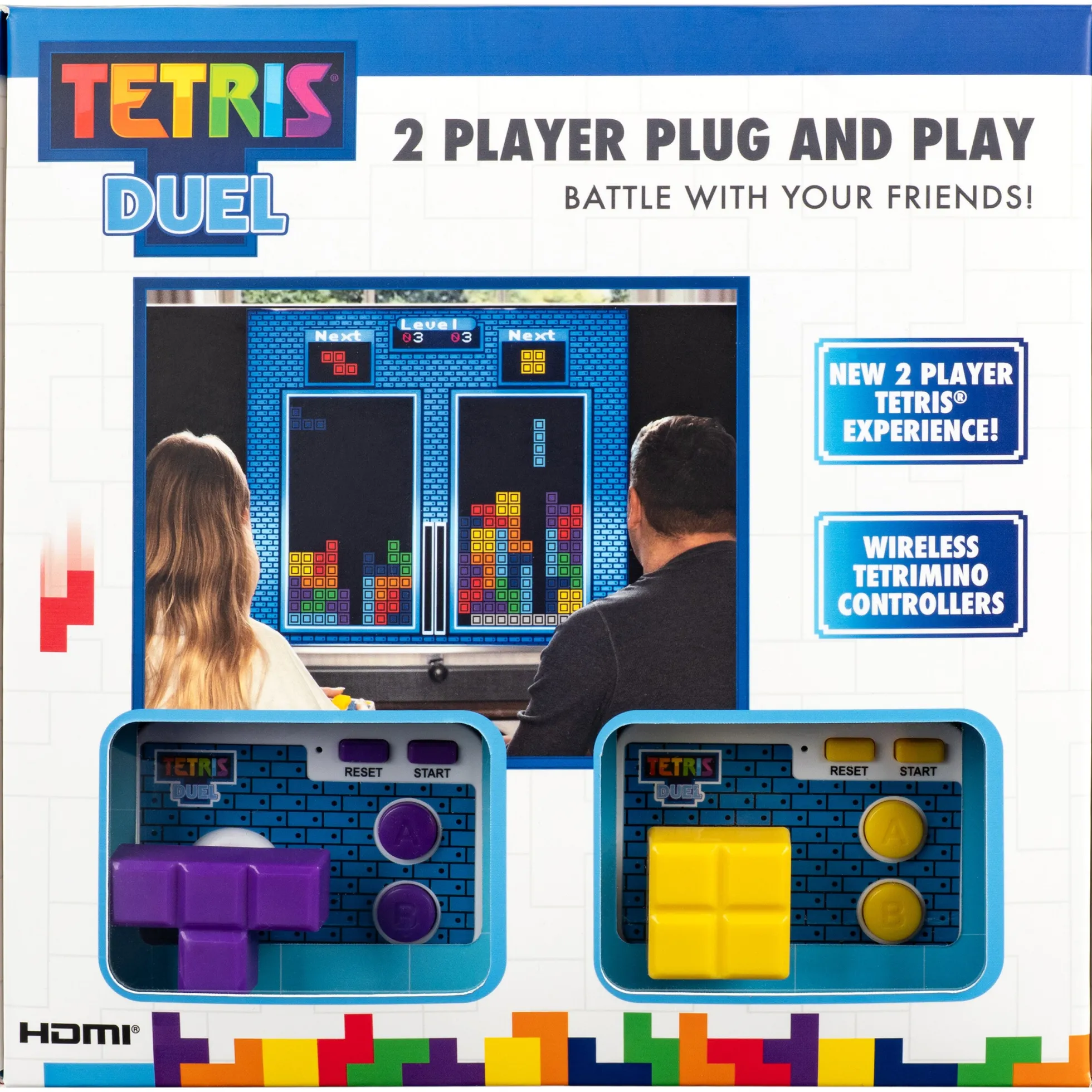 Tetris Duel Plug and Play Konsole - 2-Spieler-Duell