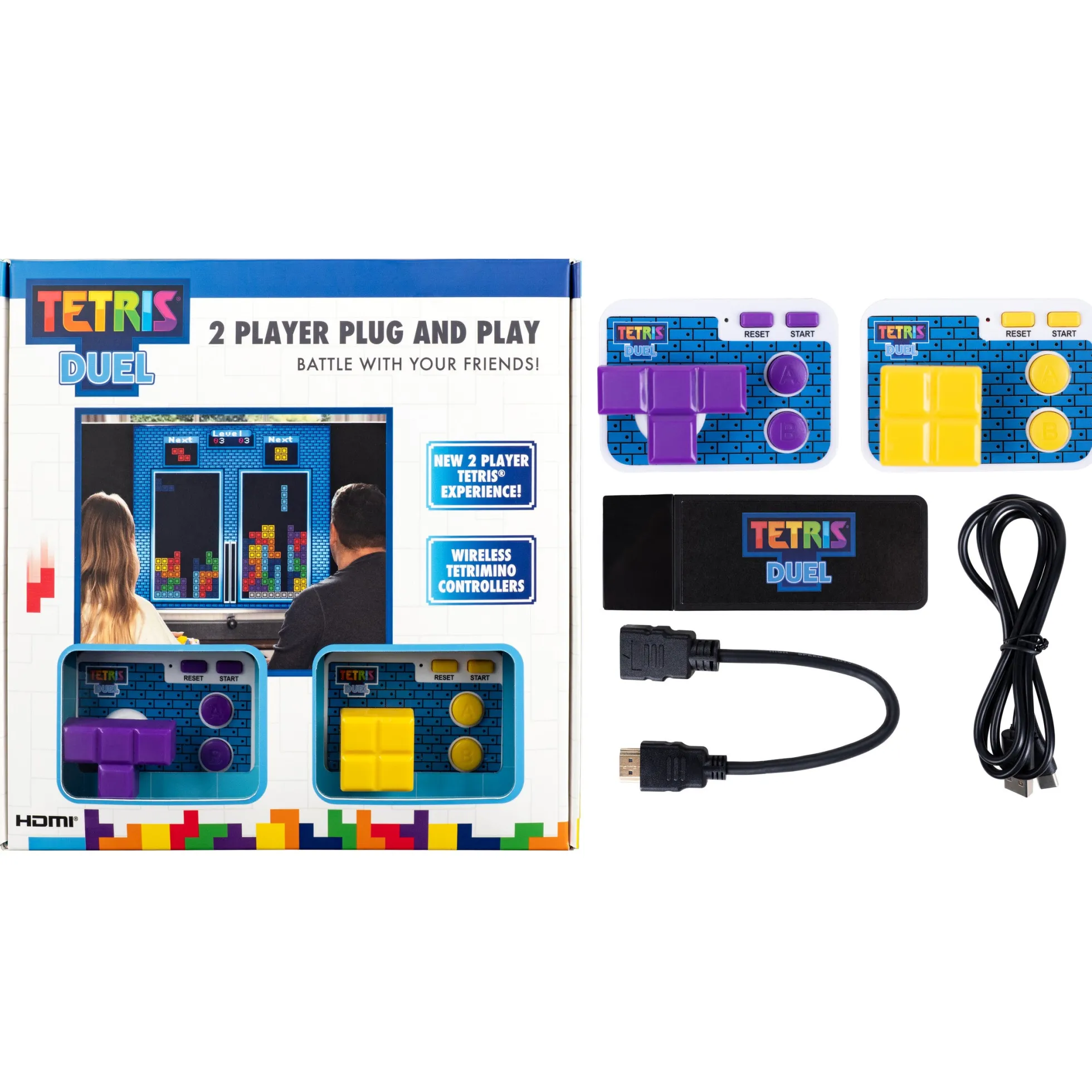 Tetris Duel Plug and Play Konsole - 2-Spieler-Duell