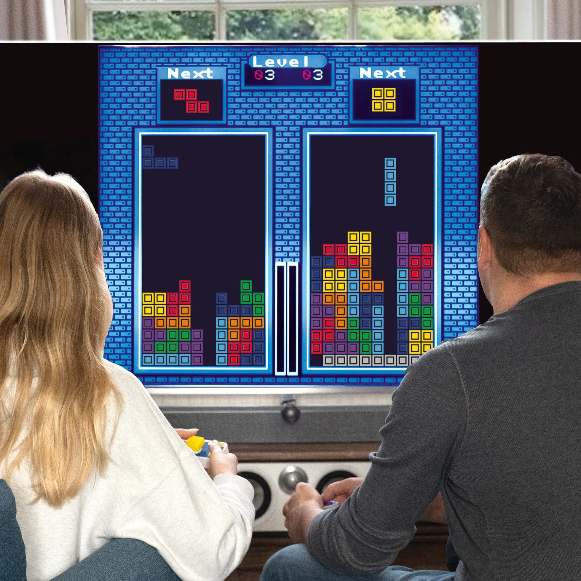 Tetris Duel Plug and Play Konsole - 2-Spieler-Duell