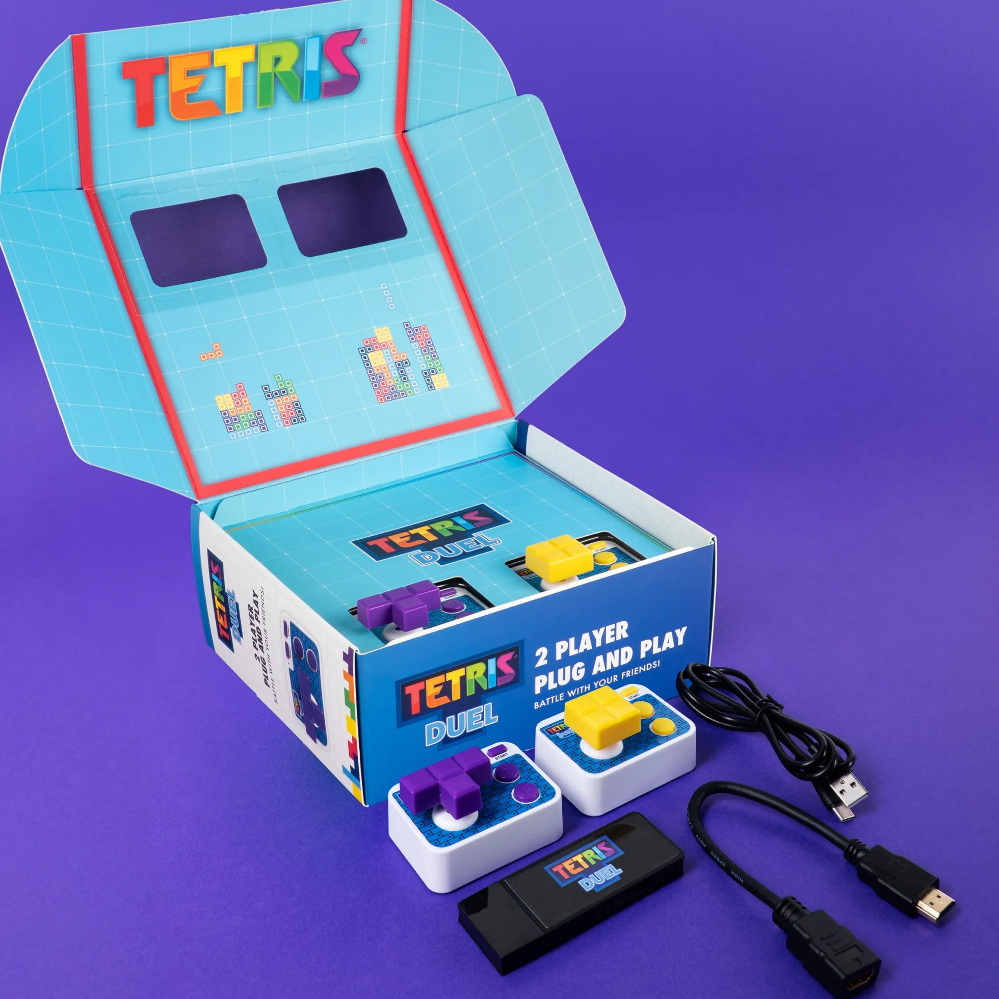 Tetris Duel Plug and Play Konsole - 2-Spieler-Duell