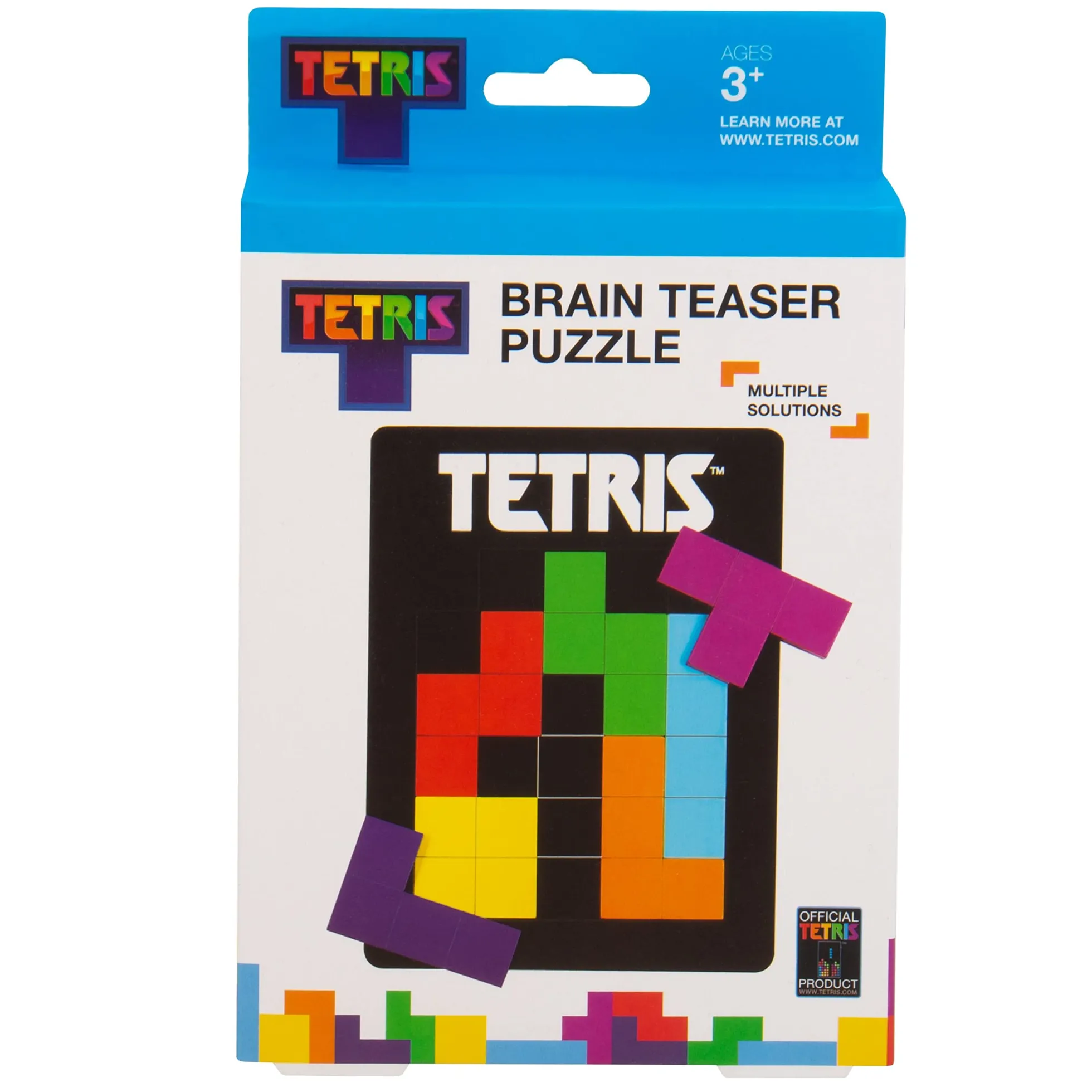 Tetris Tetrimino Knobelspiel aus Holz