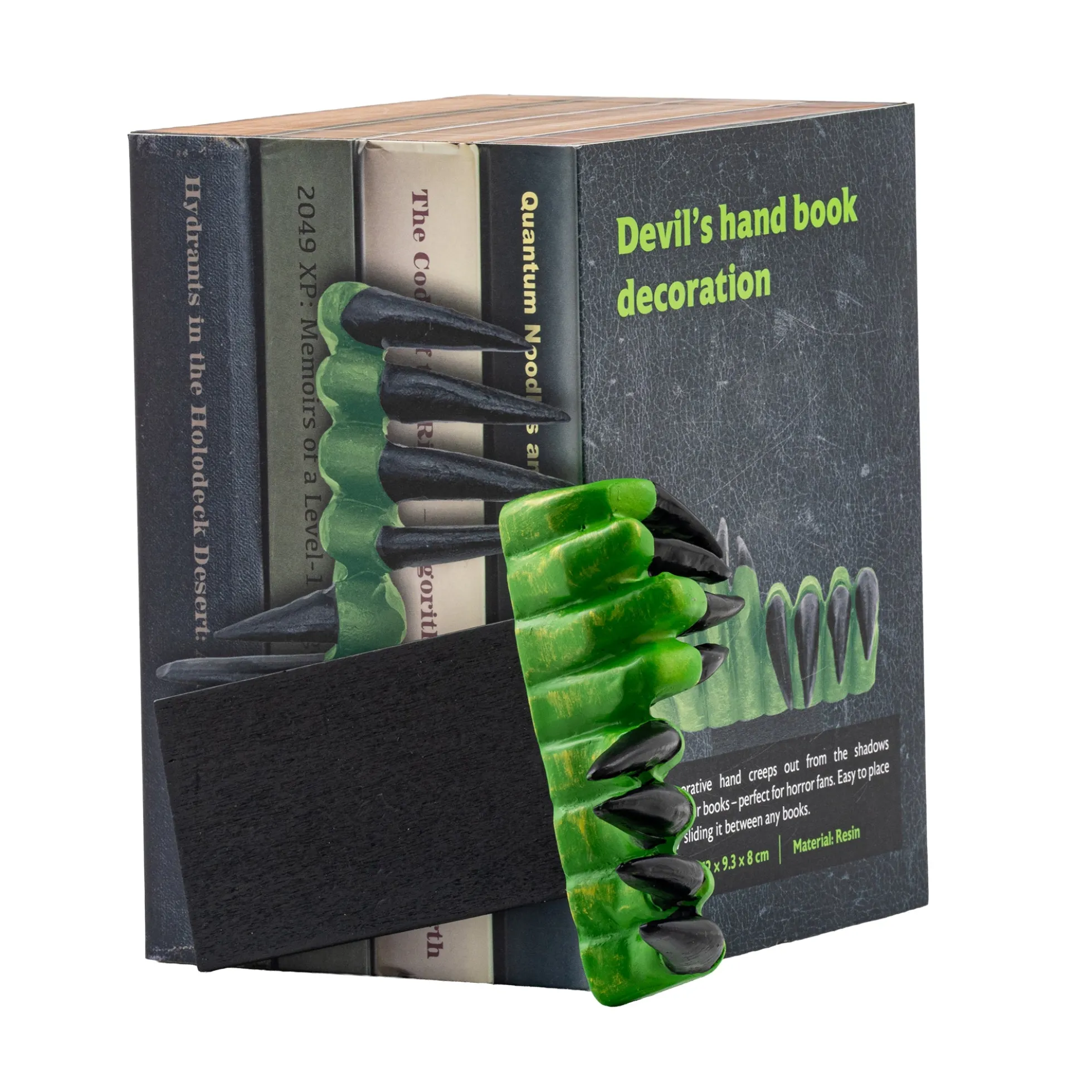 Teufelshand Buchdekoration