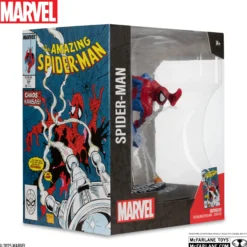 The Amazing Spider-Man Sammelfigur mit Comic-Diorama
