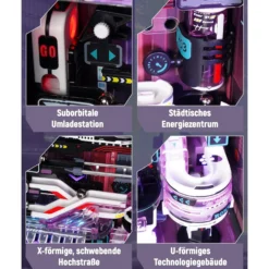 The Future City Cyberpunk Murmelbahn Bausatz