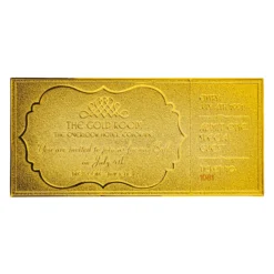 The Shining 24K vergoldetes Ticket