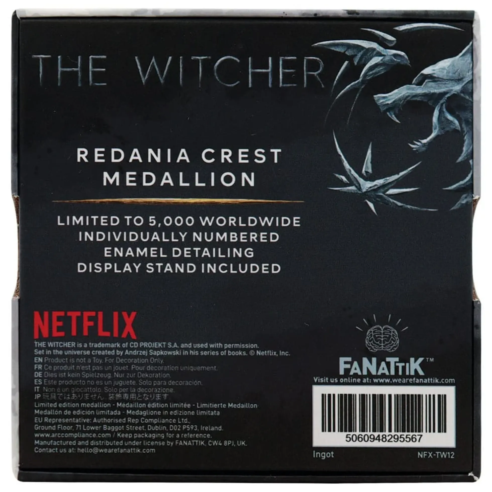 The Witcher Medaille Wappen von Redanien