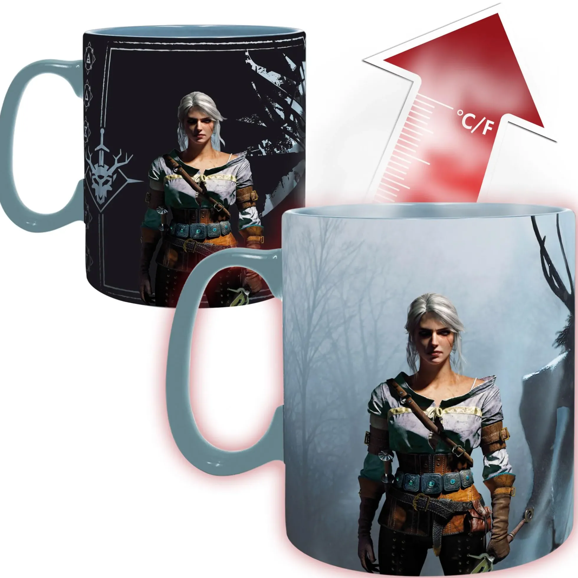 The Witcher Tasse mit Thermoeffekt Geralt von Riva